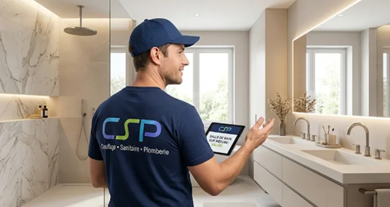 Travaux de plomberie et sanitaire réalisés par CSP